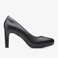 Clearance Ambyr Joy Black Leather Women Dress Shoes|Heels & Pumps