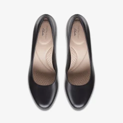 Clearance Ambyr Joy Black Leather Women Dress Shoes|Heels & Pumps