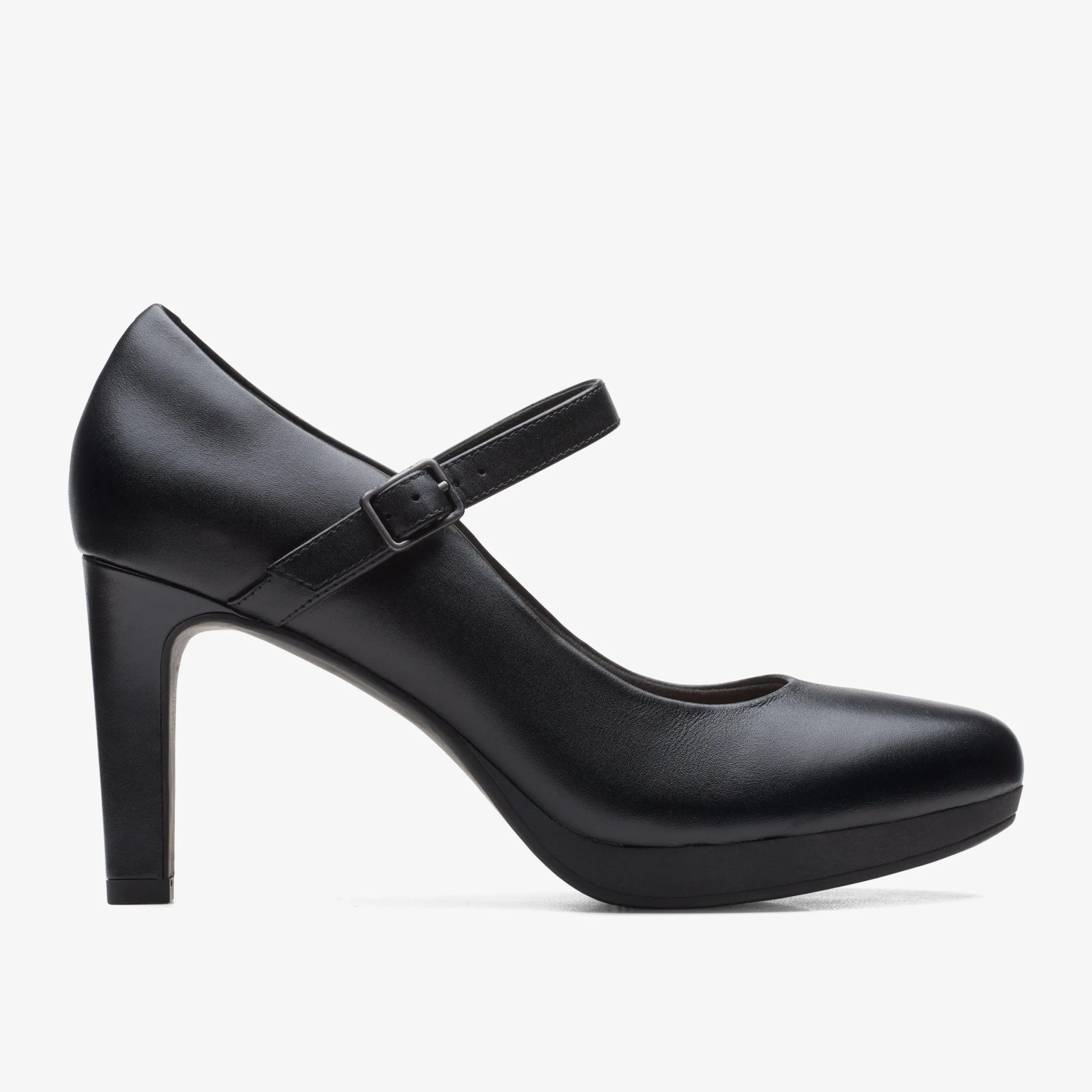 Hot Ambyr Shine Black Leather Women Dress Shoes|Heels & Pumps