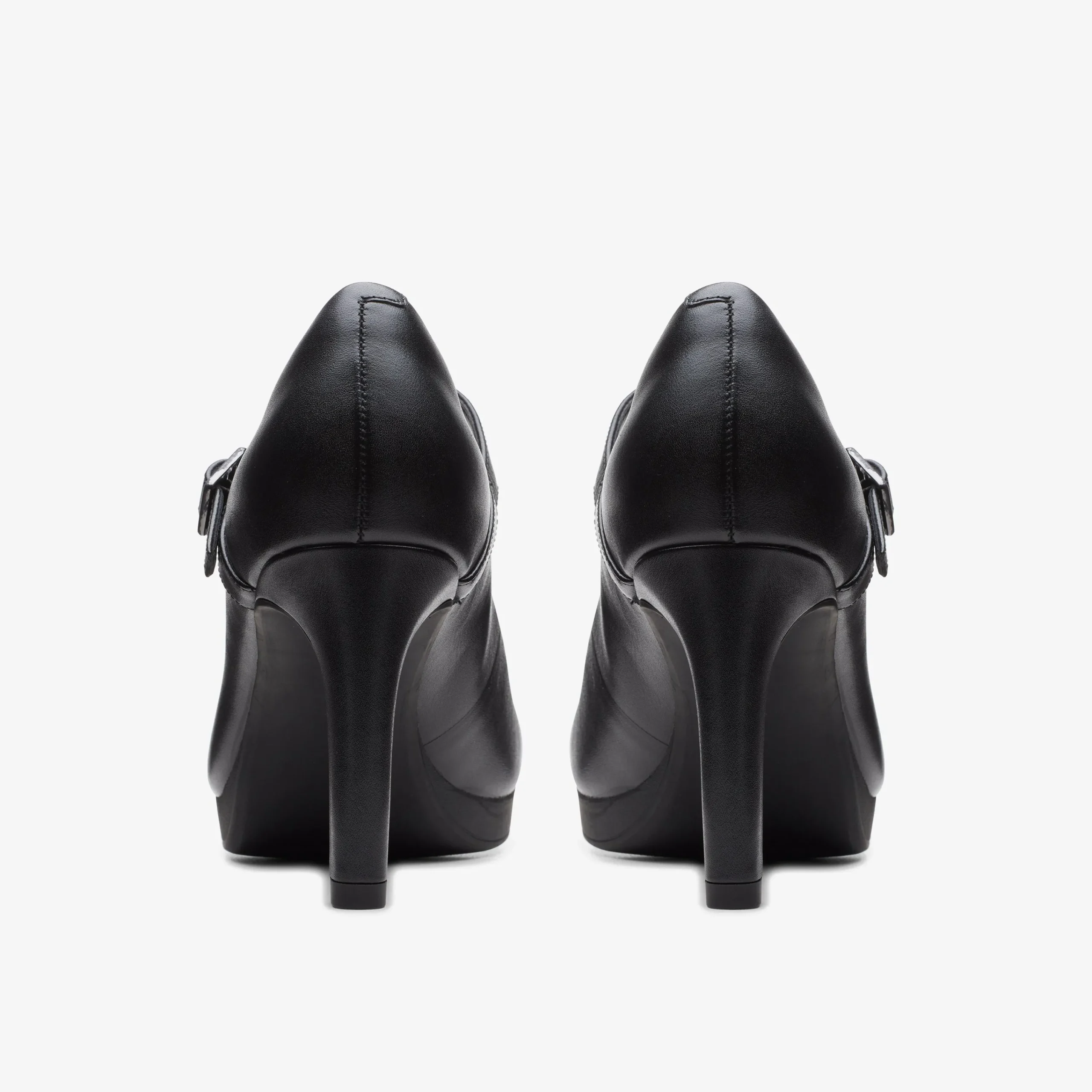 Hot Ambyr Shine Black Leather Women Dress Shoes|Heels & Pumps