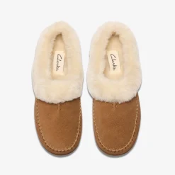 New Camelae Shine Tan Women Slippers|Slippers