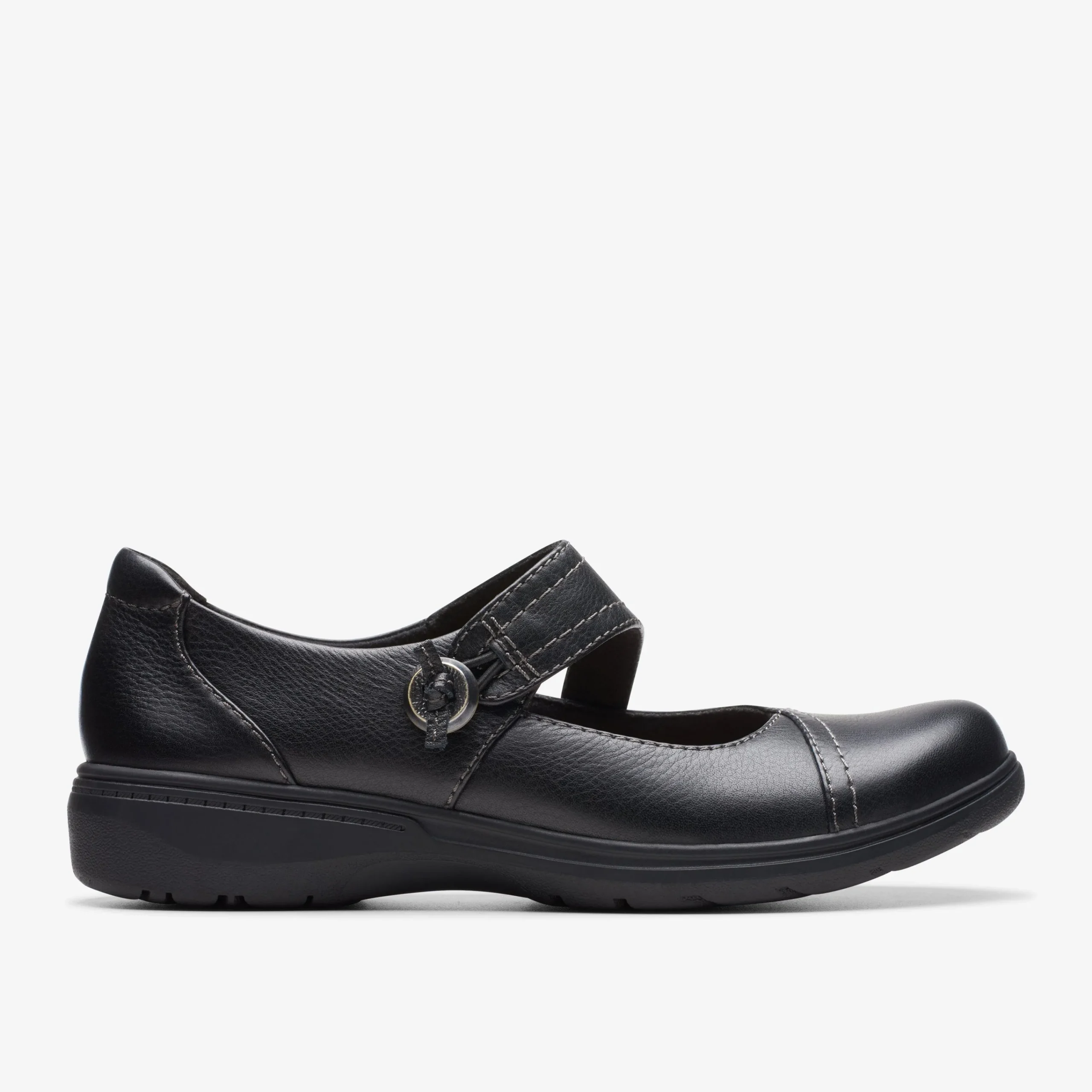 New Carleigh Jane Black Leather Women Slip-Ons|Clogs & Mules