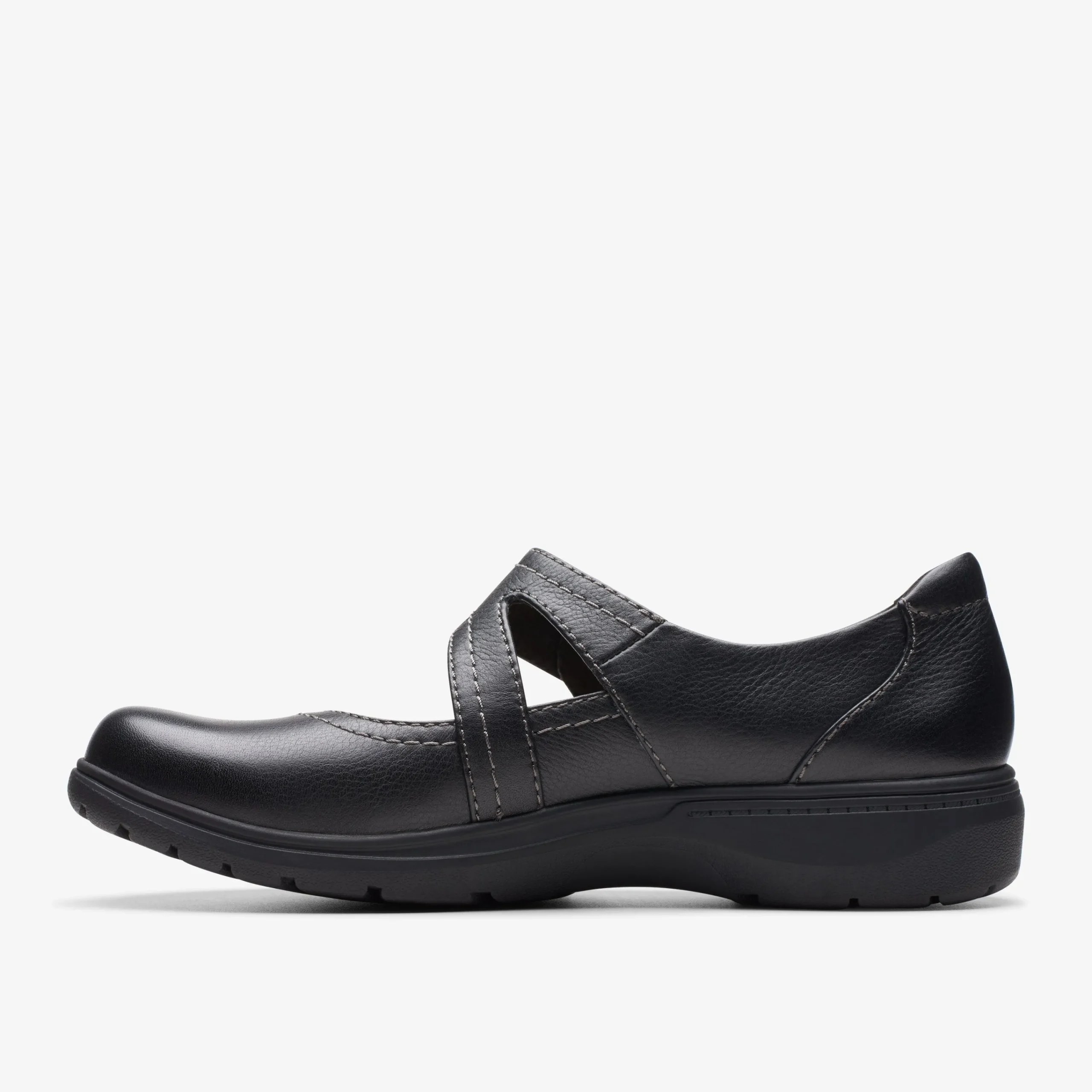 New Carleigh Jane Black Leather Women Slip-Ons|Clogs & Mules