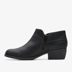Best Charlten Grace Black Oily Leather Women Boots & Booties