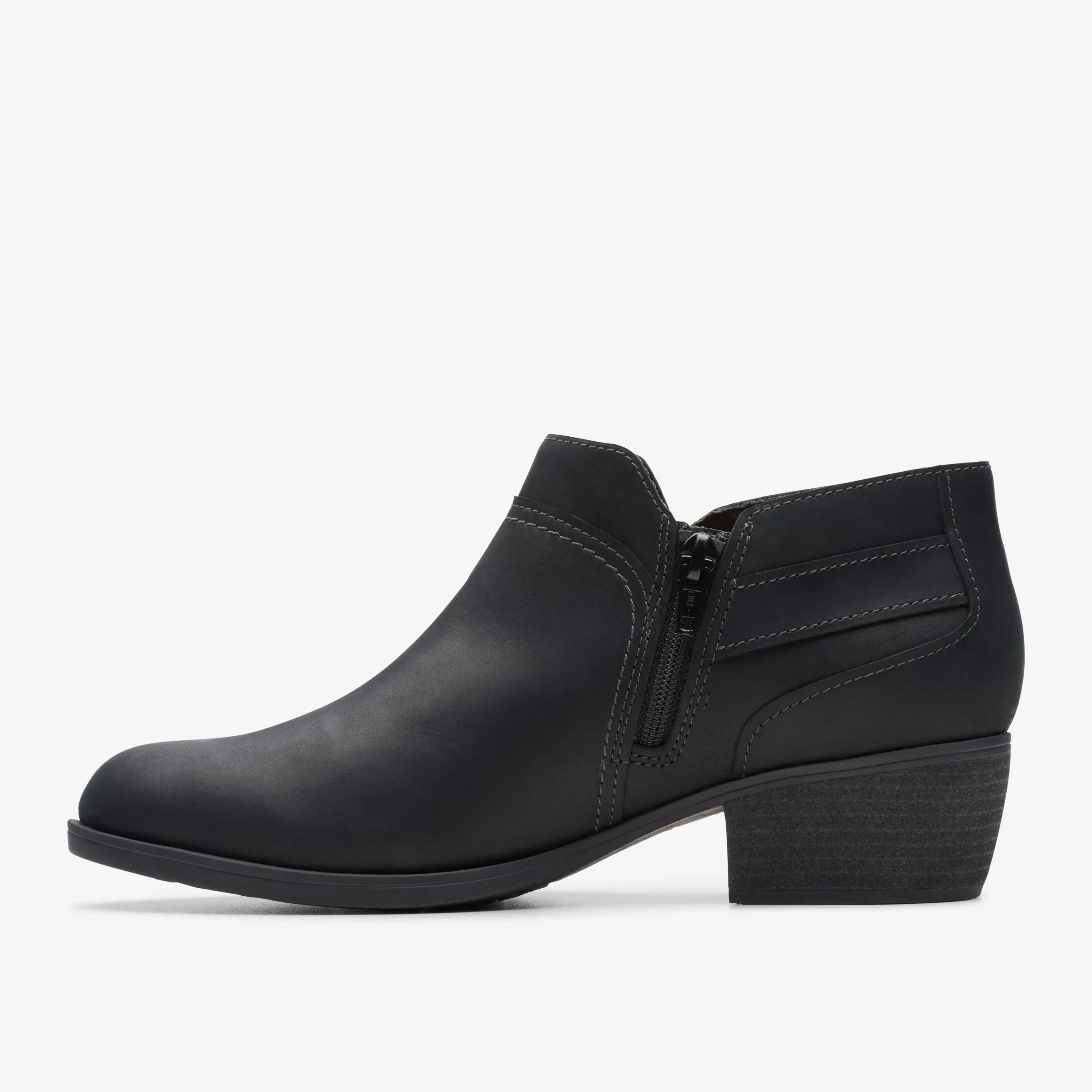 Best Charlten Grace Black Oily Leather Women Boots & Booties