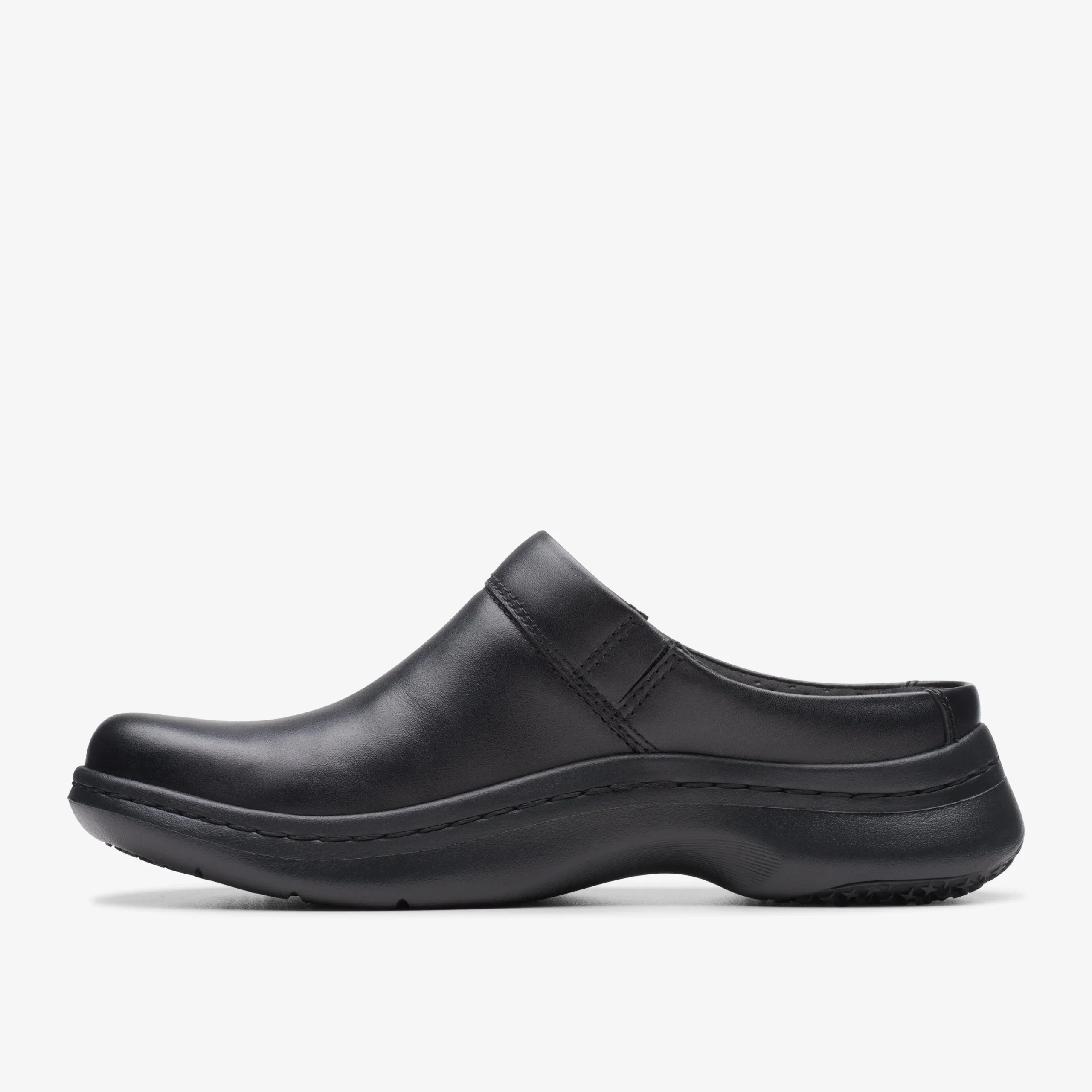 Clearance Pro Clog Black Leather Women Slip-Ons|Clogs & Mules