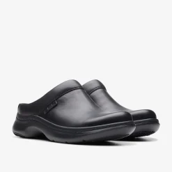 Clearance Pro Clog Black Leather Women Slip-Ons|Clogs & Mules