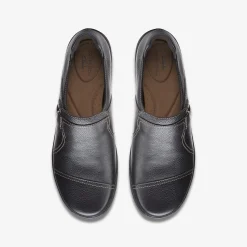 Hot Cora Poppy Black Tumbled Women Slip-Ons|Clogs & Mules