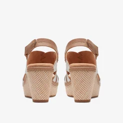 Outlet Elleri Grace White Leather Women Sandal Preview|Sandals & Flip Flops