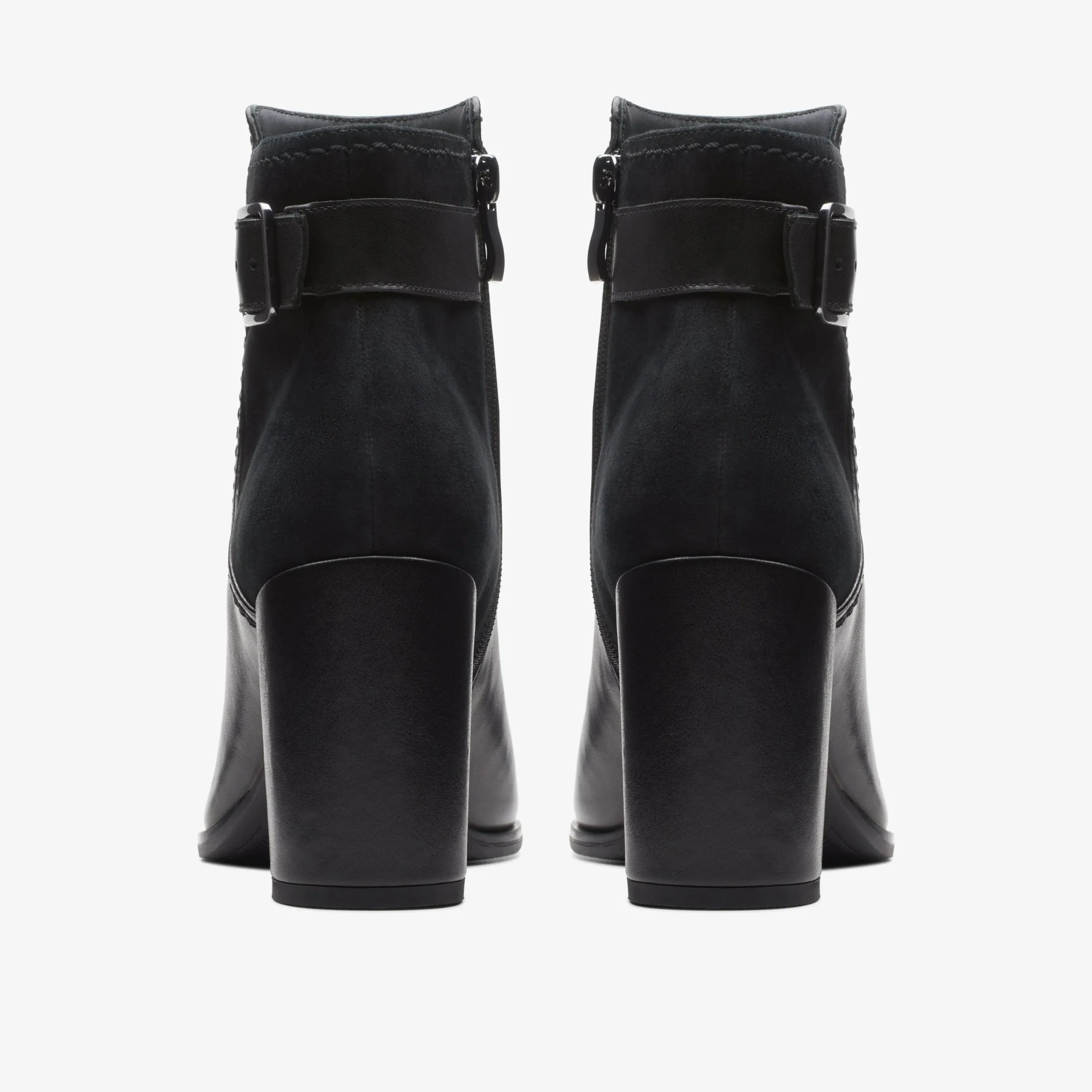 Sale Freva 85 Buckle Black Leather Women Boots & Booties|Dress Shoes