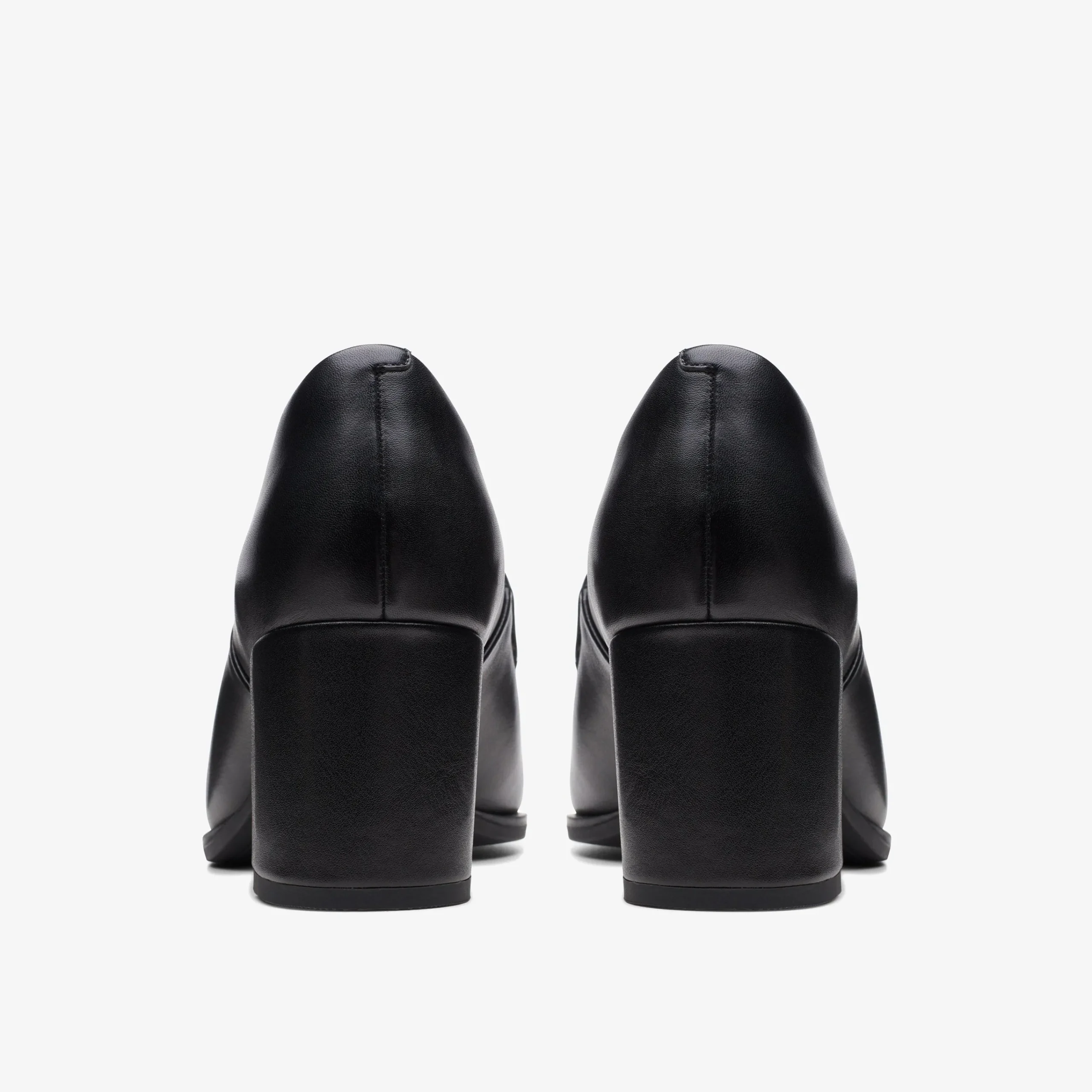 Freva 55 Lily Black Leather Women Dress Shoes|Heels & Pumps