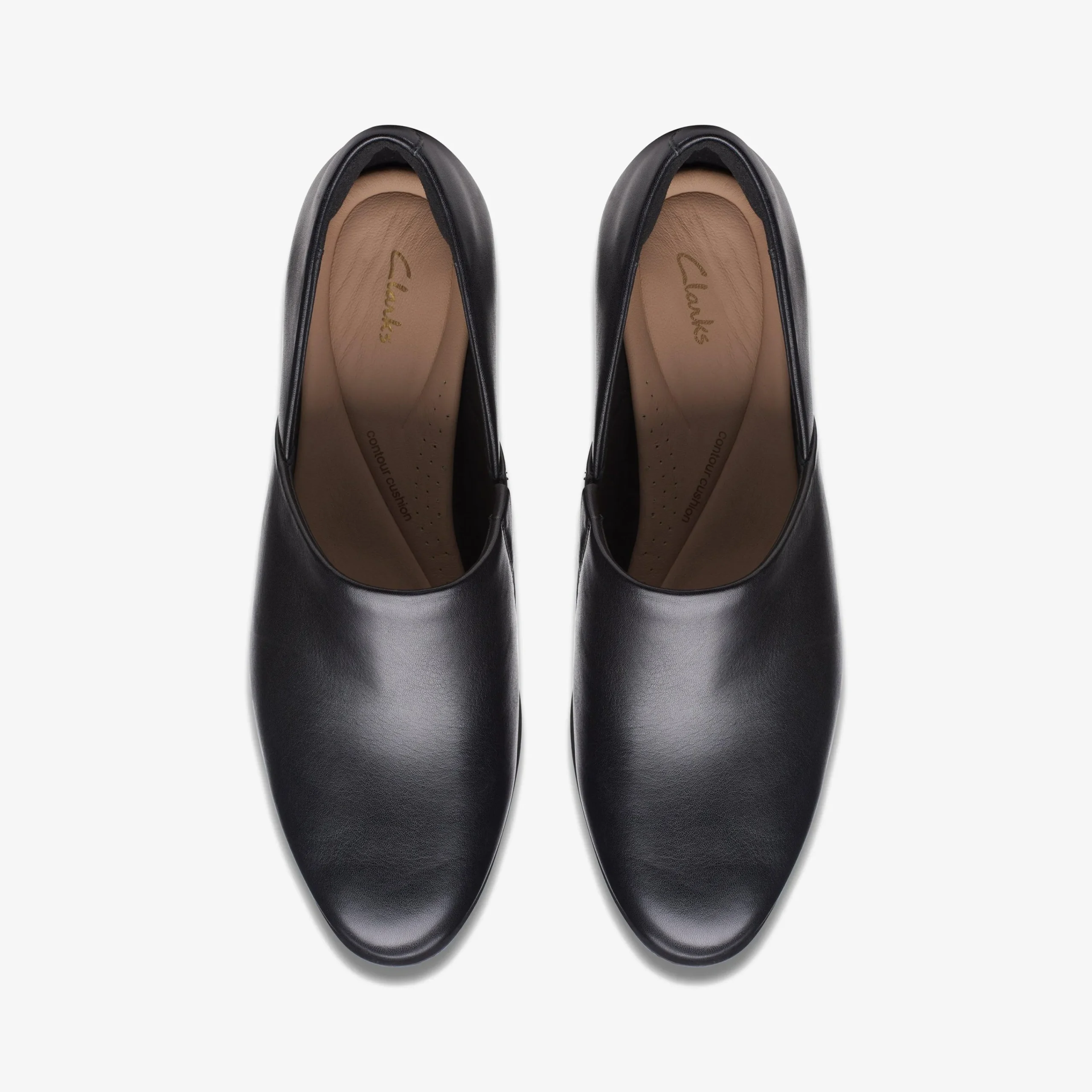 Freva 55 Lily Black Leather Women Dress Shoes|Heels & Pumps