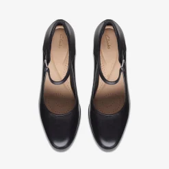 Online Freva 55 Strap Black Leather Women Mary Janes|Dress Shoes