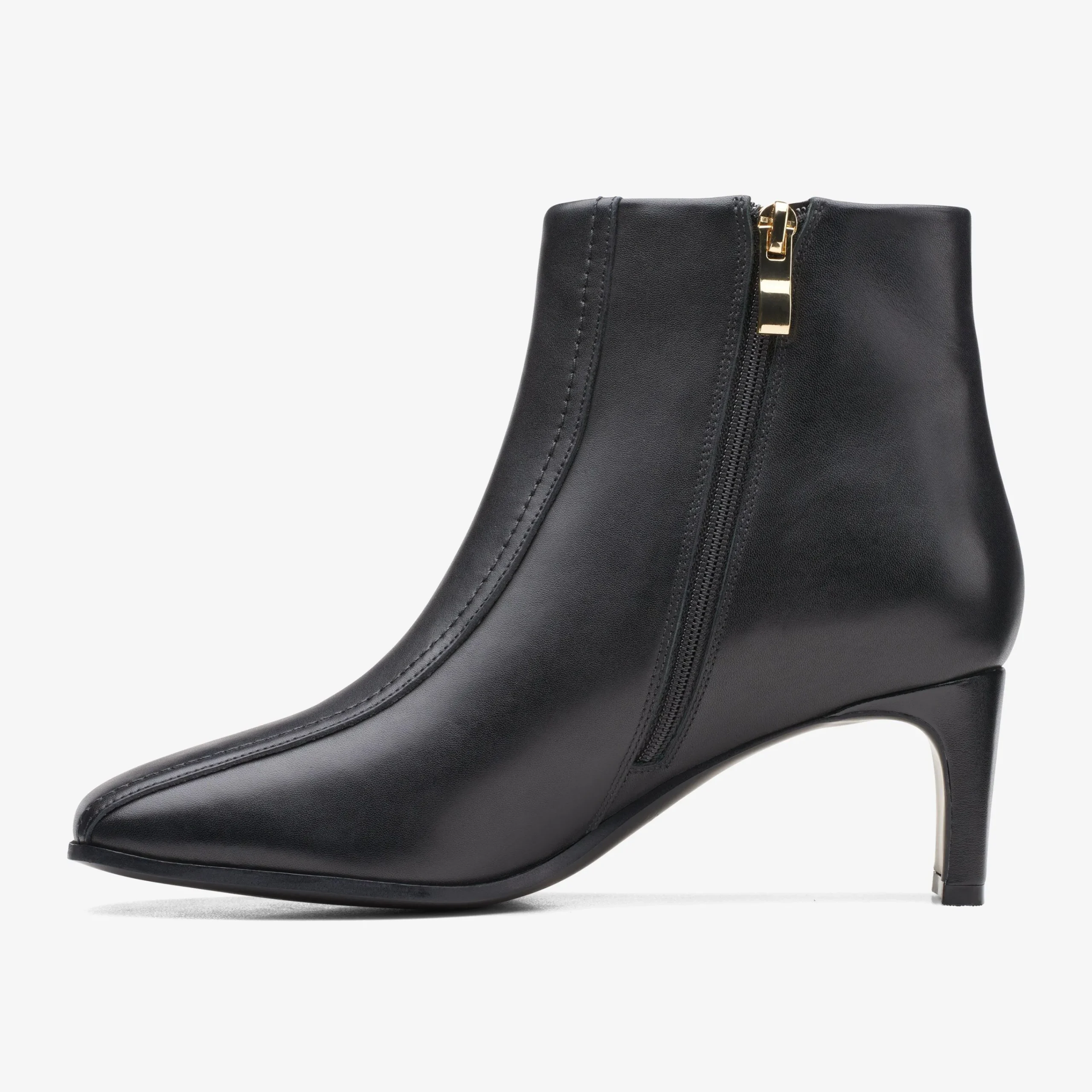 Online Seren 55 Top Black Leather Women Boots & Booties|Dress Shoes