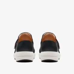 Online TIVOLI STRAP Black Leather Women Sneakers|Slip-Ons