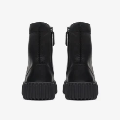 Discount Torhill Rise Black Leather Women Boots & Booties|Torhill Collection