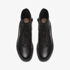 Discount Torhill Rise Black Leather Women Boots & Booties|Torhill Collection