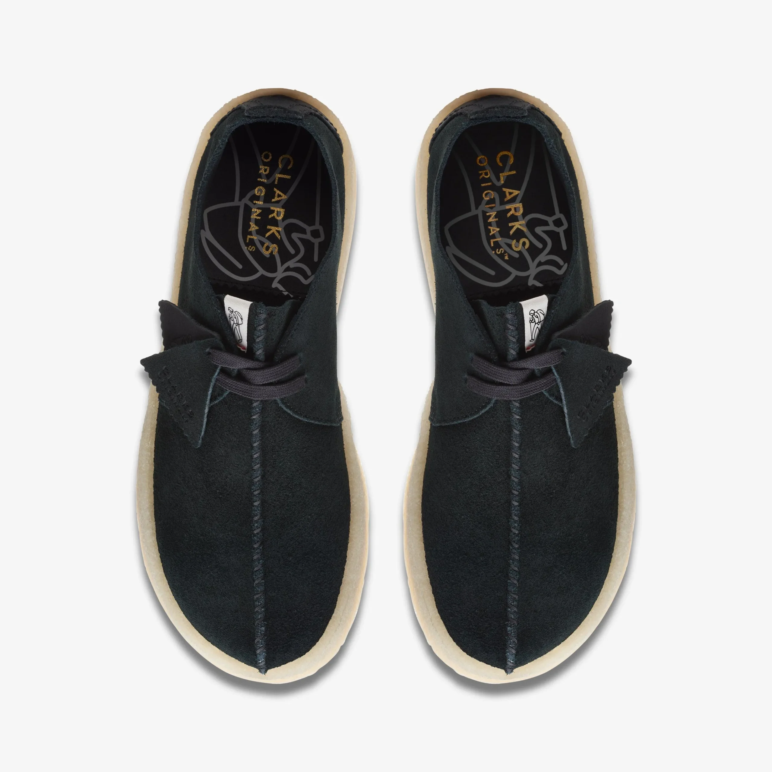 Online Trek Cup Black Suede Sneakers|Originals