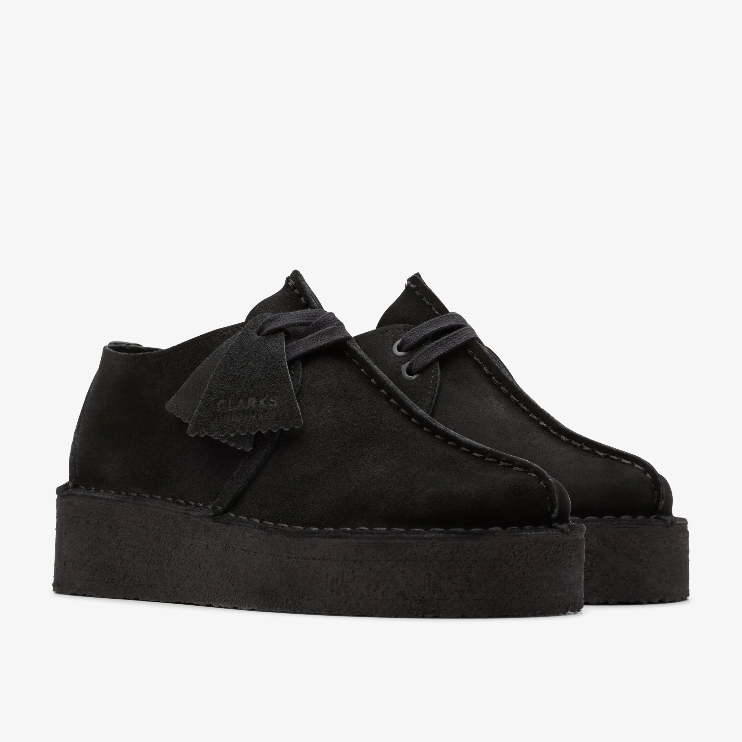 Online Trek Wedge Black Suede Women Originals|Desert Trek