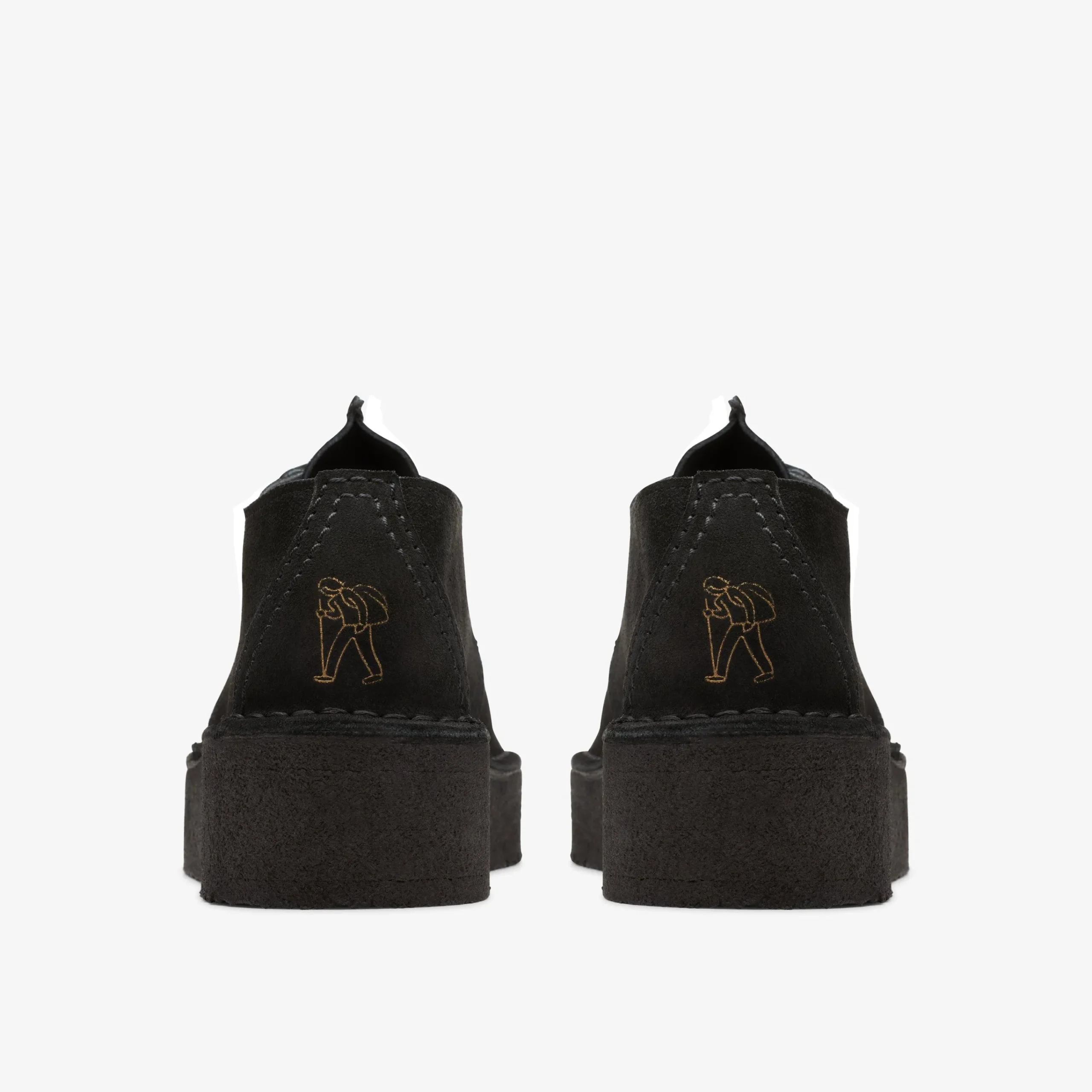 Online Trek Wedge Black Suede Women Originals|Desert Trek