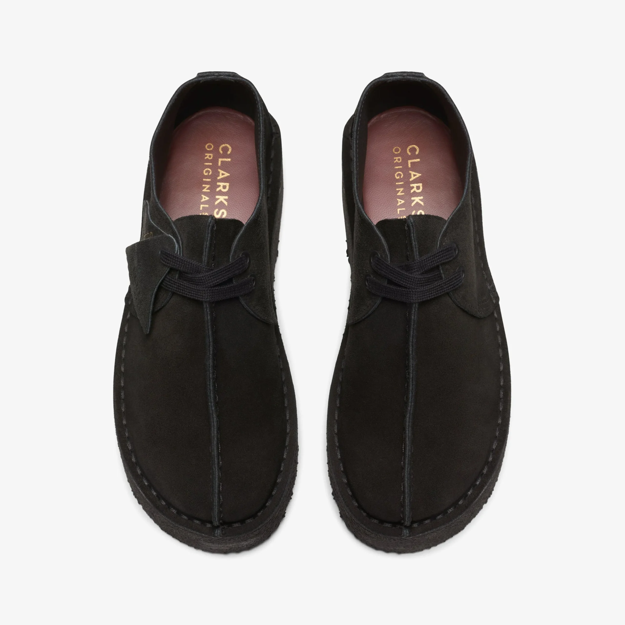 Online Trek Wedge Black Suede Women Originals|Desert Trek