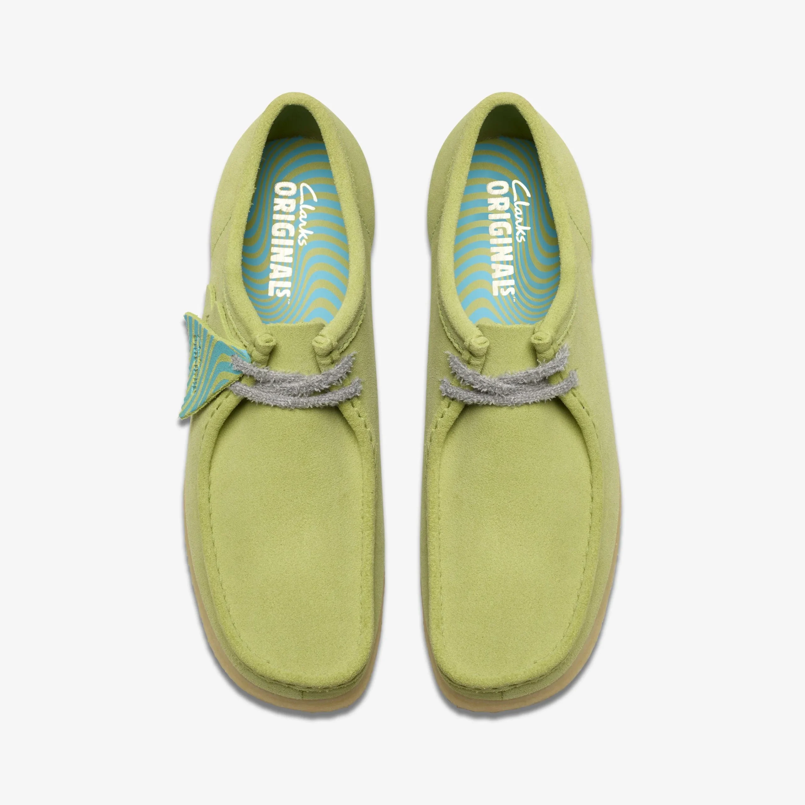 Wallabee Pale Lime Suede Wallabees|Wallabees