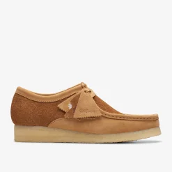 Outlet Wallabee Tan Combination Wallabees|Wallabees